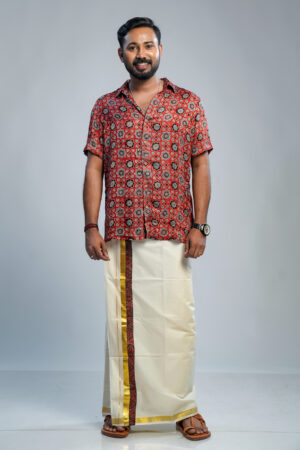 Kerala Sarees - Classic never goes out of style😉 Visit keralasaree.com for  more Men's wear collections.  https://www.keralasaree.com/product-page/karna-white #keralasaree #style  #fashion # #fashionindia #kurta #weddingwear #wedding #men #groom ...